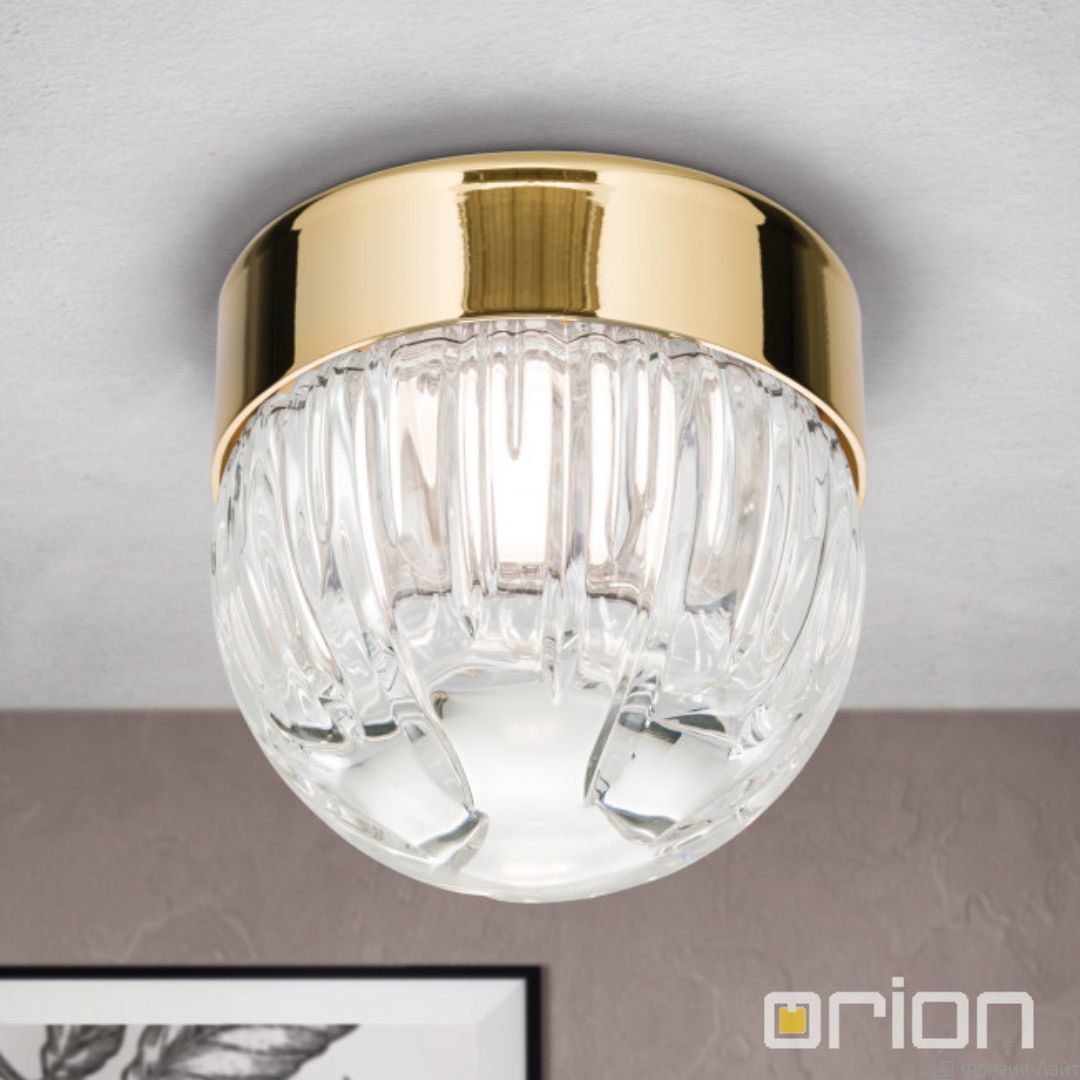 Orion DL 7-659/1 gold/500 светильник потолочный Ball 119482