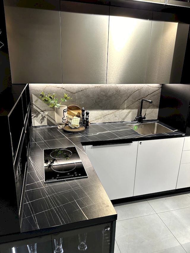 Столешницы для кухни - Мрамор Нуар LIGRON LIST357 2109 - Вид №14