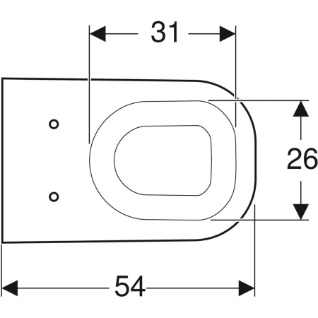 500.211.01.1 Подвесной унитаз настенный Белый Geberit  Германия  - Вид №2
