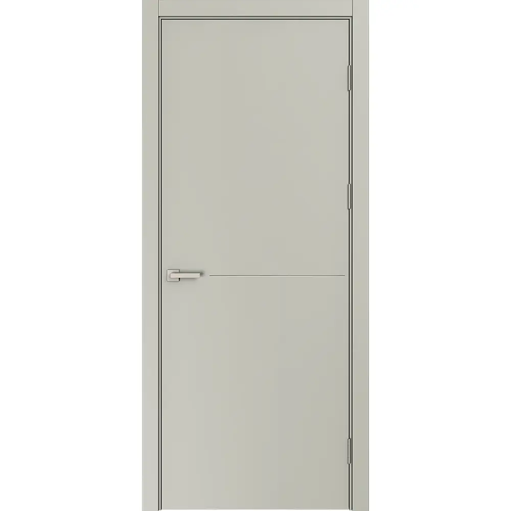 Дверь межкомнатная глухая Николь 80x210 см эмаль цвет шелк с замком и без петель 89464732 STLM-2140343 BELWOODDOORS 