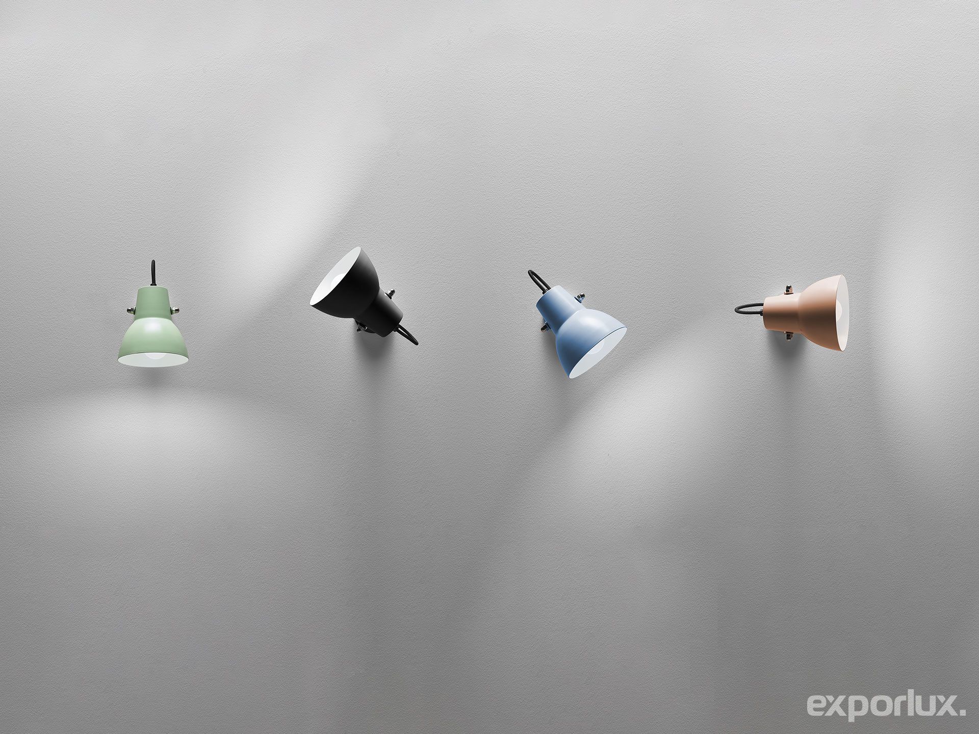 Термокрытая алюминиевая регулируемая светодиодная настенная лампа Exporlux BIG PA ARCH-00005490 - Вид №1