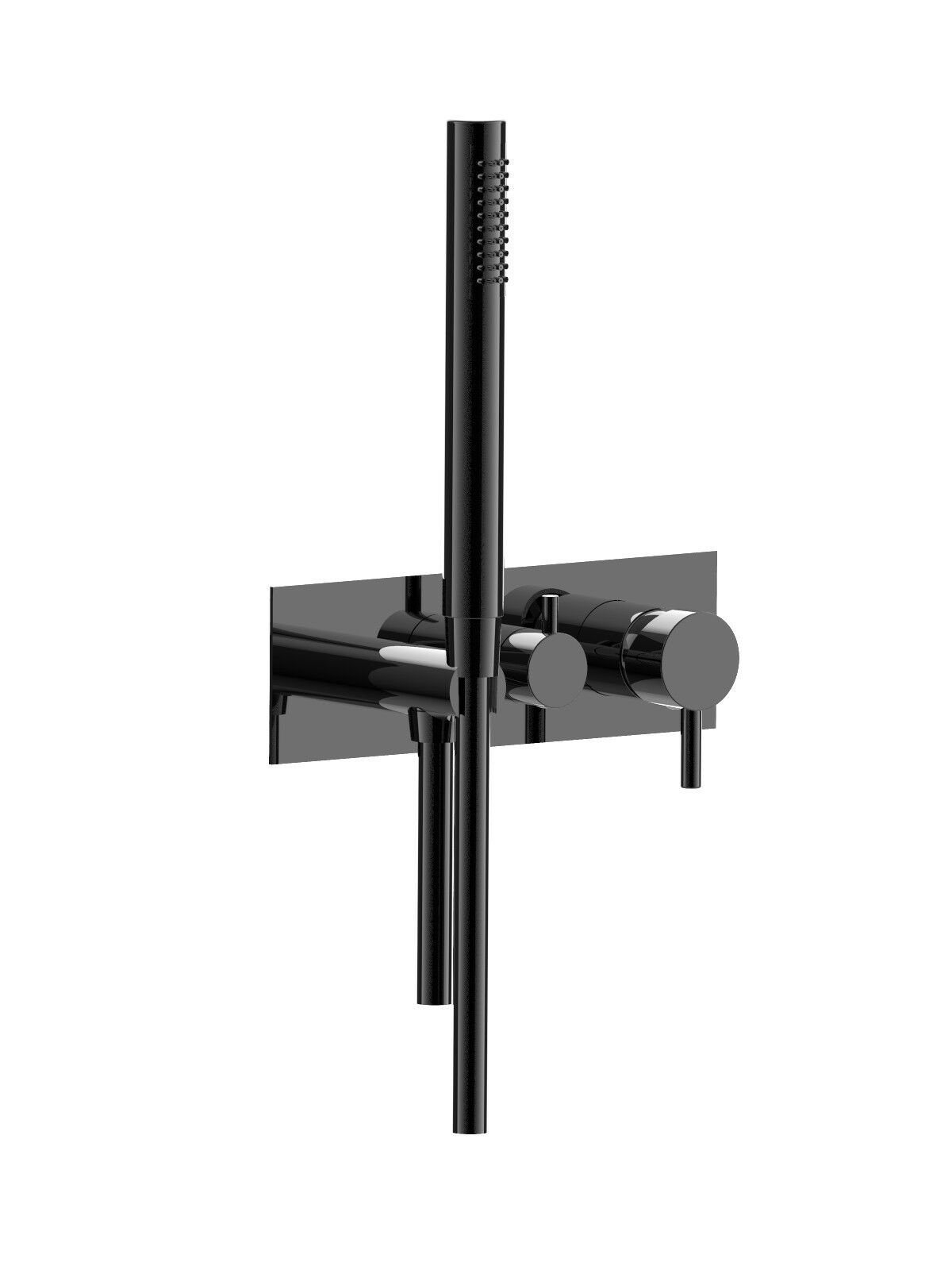 Настенный смеситель для ванны с 3 отверстиями и ручным душем Rubinetterie Frattini отдельная эстетика ARCH-00136591 - Вид №41