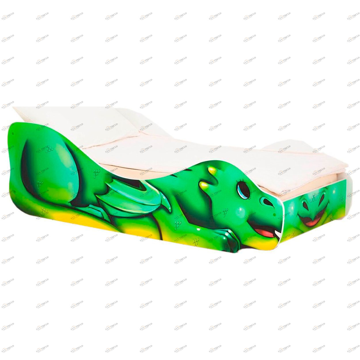 Детская кровать "Дракон Задира" БЕЛЬМАРКО  326792 Зеленый Santreyd 