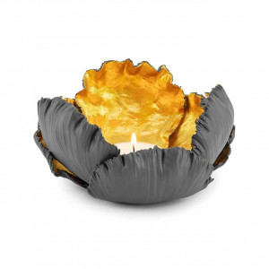 300220-GG ABHIKA СВЕЧА. KAIL BG H12 D21 GREY/GOLD