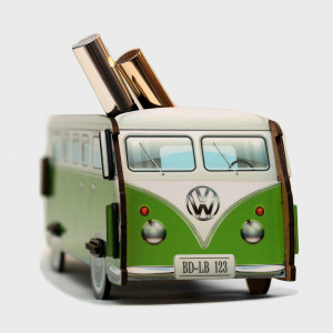 0005 Настольный органайзер vw t1 camper - зеленый BadLab