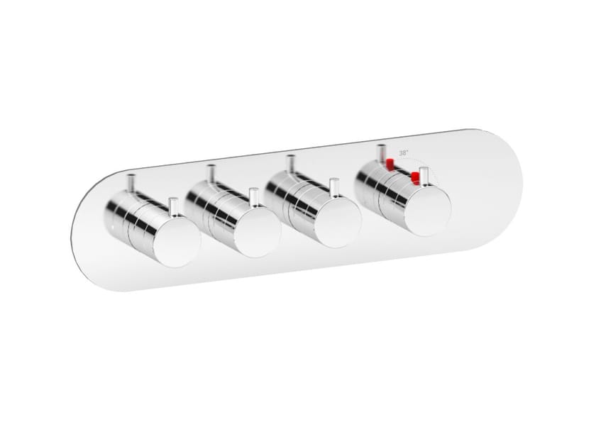 Термостатический смеситель для душа с 4 отверстиями Aquademy круглый ARCH-00126576