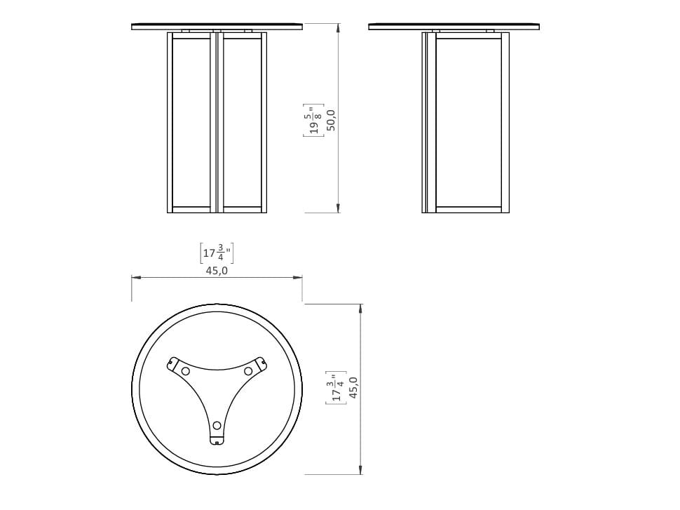 Круглый журнальный столик из натурального камня Casa Magna Essence ARCH-00145137 - Вид №10