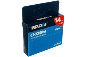 15603714 Скобы для степлеров (14 мм; тип 53) 1000 шт. 202041 KROFT