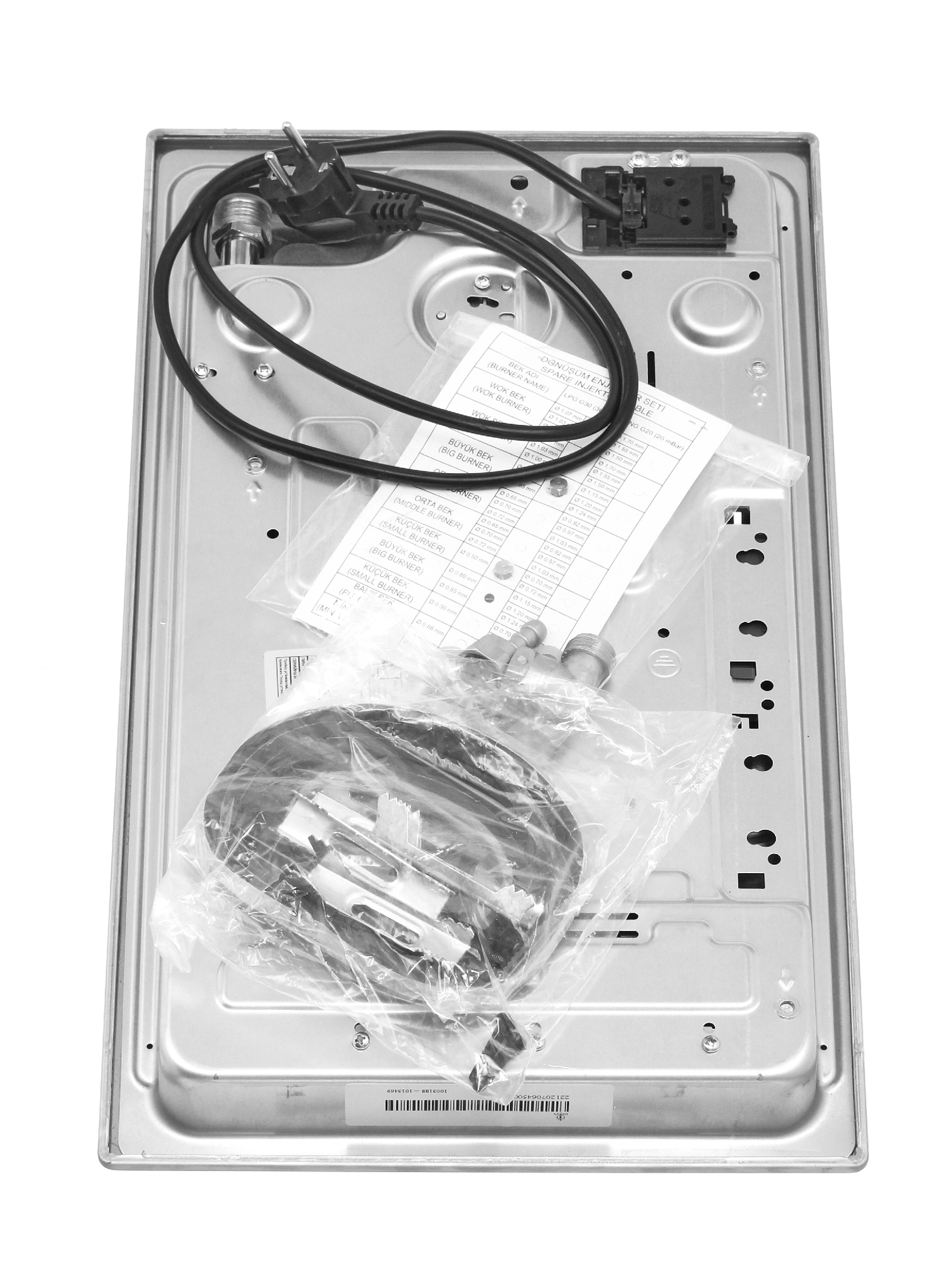 9243834 Газовая варочная поверхность Jacky's JH GW331 STDN-0109839 - Вид №4