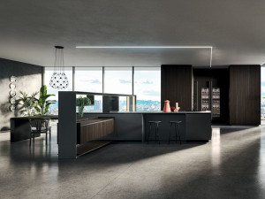 Встроенная кухня с островом