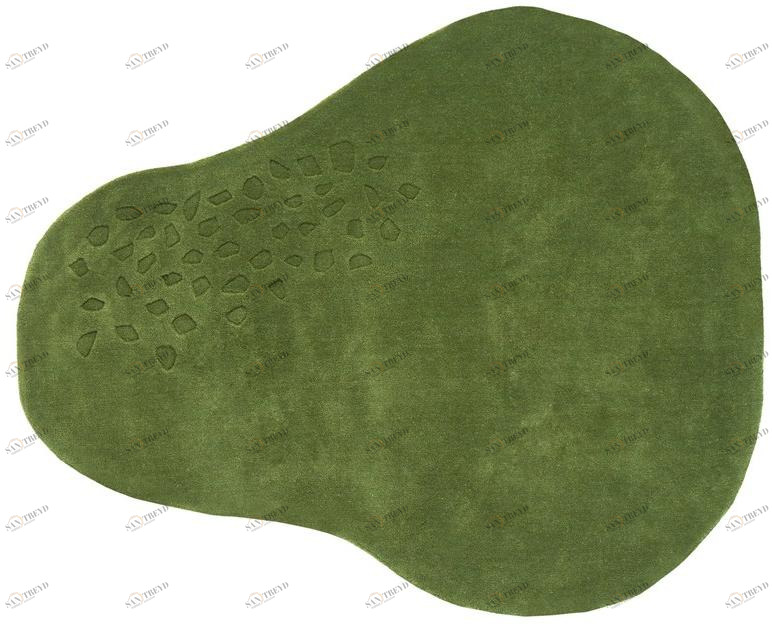 NOW Carpets Однотонный коврик из шерсти sun-id-1377839