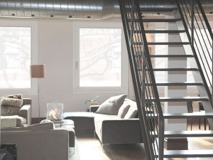 Деревянно–алюминиевое створчатое окно