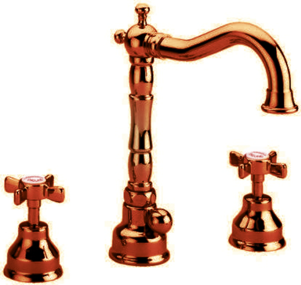 Смеситель MIGLIORE Princeton ML.PRN-812.CR для раковины - хром, на 3 отверстия  - Вид №1