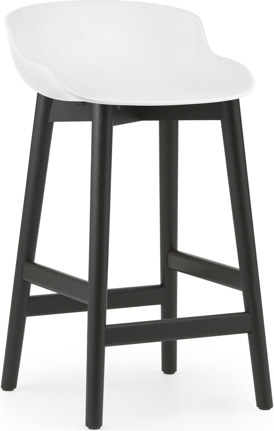 604391 Барный стул 65 см Black Oak / White Normann Copenhagen Hyg 