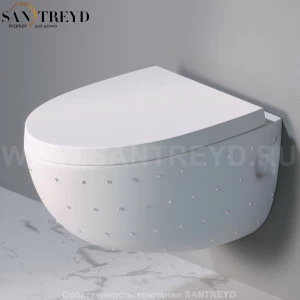 S511.101SW Подвесной унитаз настенный Белый A. e T. Italia OVAL Италия