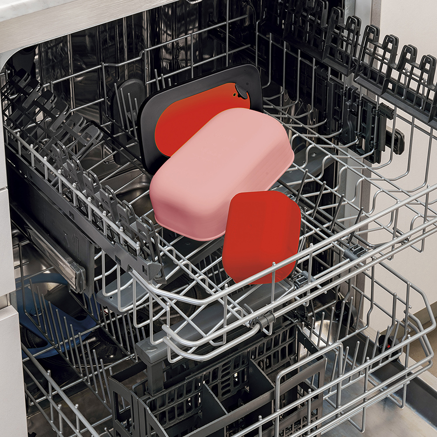 17110031 Ланч-бокс on the go, 900 мл, красный Guzzini  - Вид №3