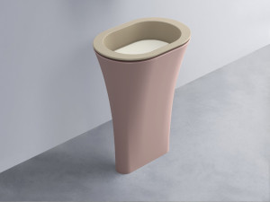 AMLA65-AV+AMPILO-TL+AMCOLO-CP Раковина Amedeo Ovale отдельностоящая cielo Enjoy + Amedeo