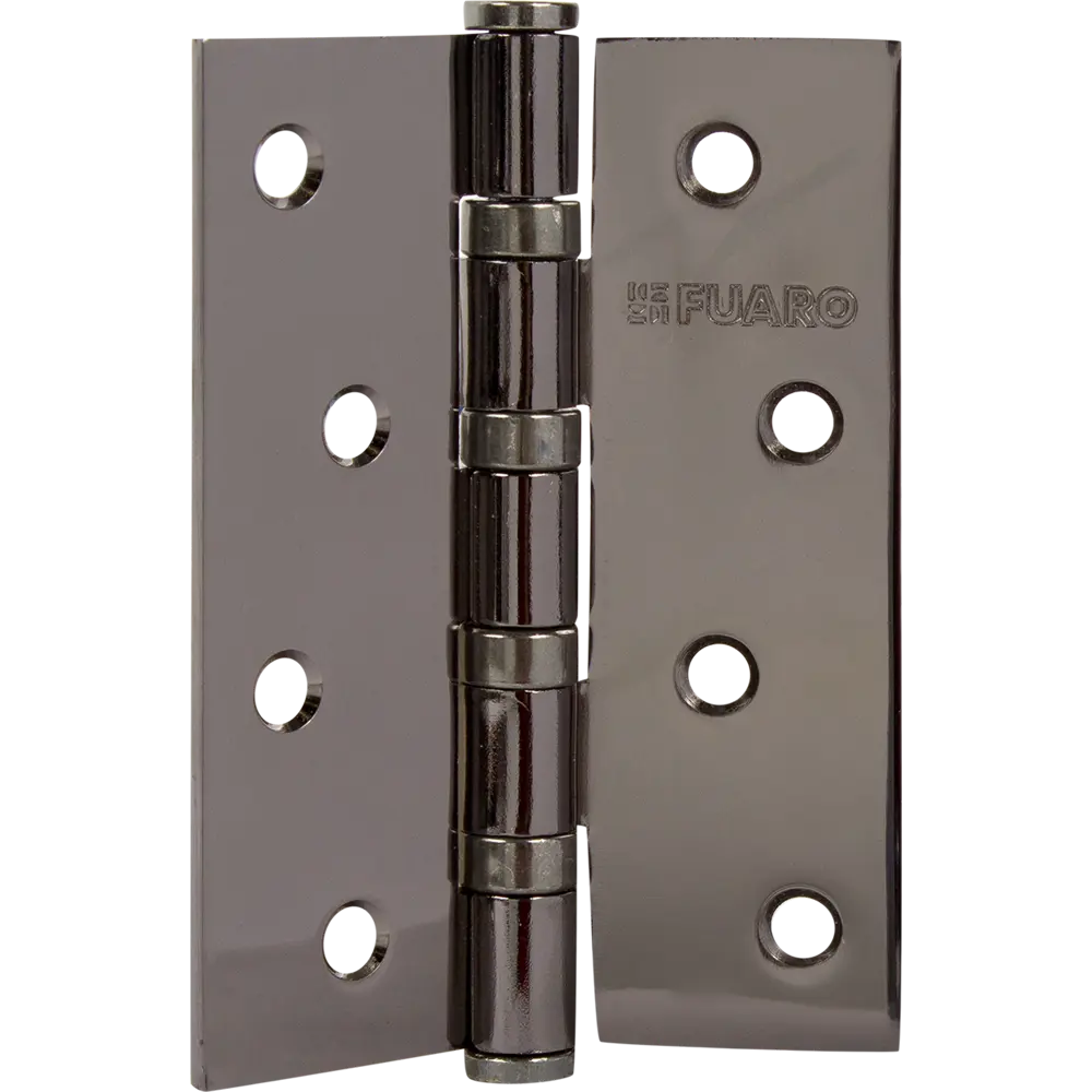 82105972 Петля универсальная U1004BB-BN/BL 100x75x2.5 мм сталь цвет глянцевый чёрный STLM-0019067 FUARO Home - Вид №3