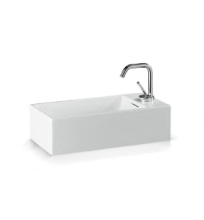 L262T3R1V2.100 Накладная раковина прямоугольная A. e T. Italia THIN Белый глянцевый