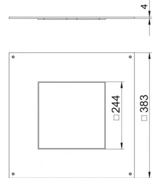 Монтажная крышка для скрытой башни OBO Bettermann 74004 - 74005 ARCH-00023250 - Вид №3