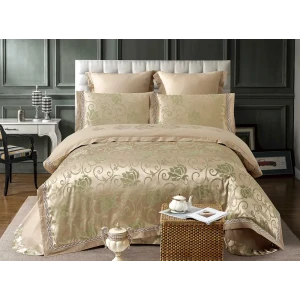 91299760 Комплект постельного белья Cristelle Venice TJ113-78 код1093, евро, жаккард, разноцветный STLM-1029562