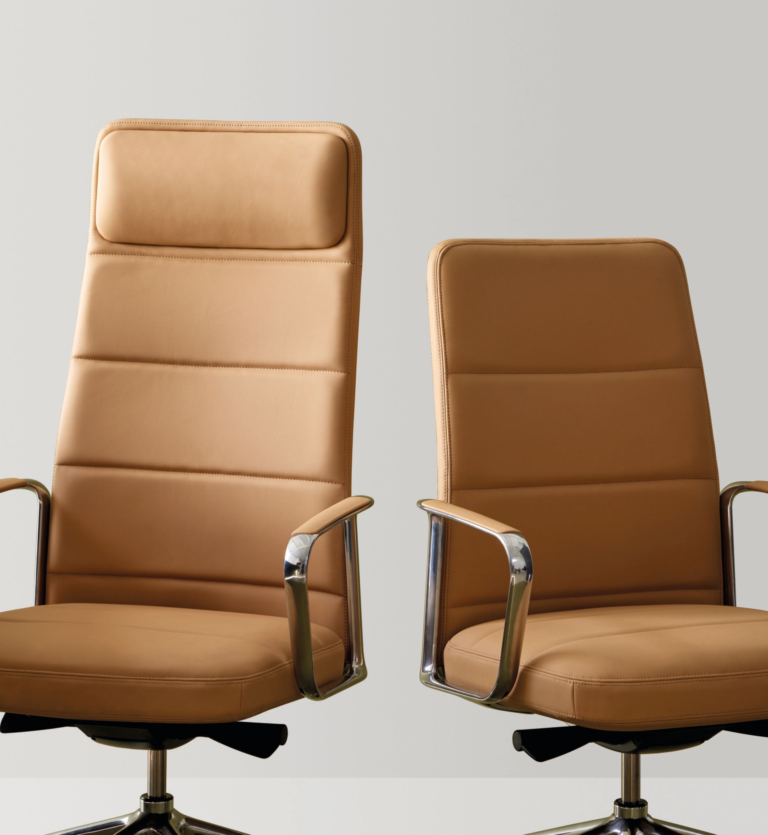 5-спицевое кожаное вращающееся офисное кресло с высокой спинкой INCLASS ZenPro ARCH-00120578 - Вид №4