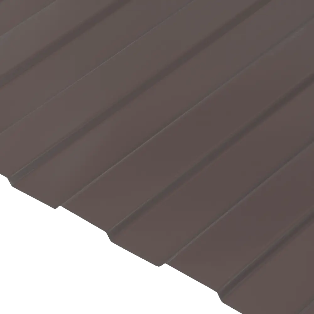 11756217 Профнастил С8 0.35 мм 1200x2000 мм RAL 8017 коричневый STLM-0001477
