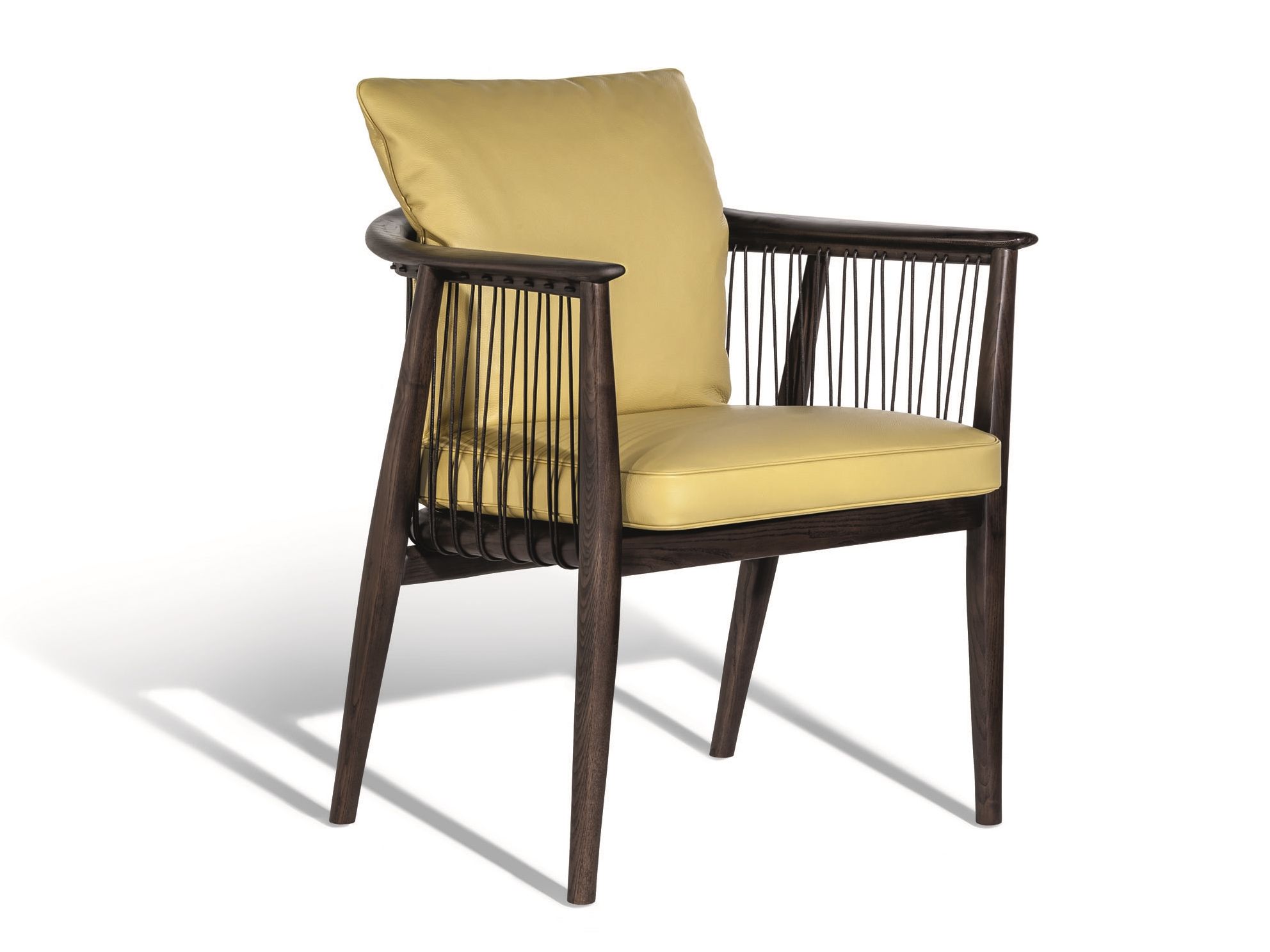 Кожаное кресло с подлокотниками Poltrona Frau коллекция-диваны и кресла ARCH-00076161