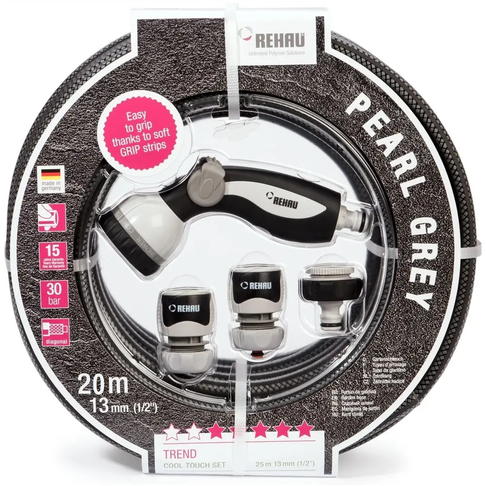 Шланг для полива REHAU Армированный 1/2" 20 м ПВХ STLM-2150041 - Вид №1