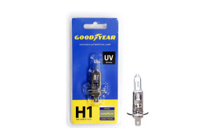 16189844 Автомобильная галогенная лампа Н1 12V 55W P14,5s блистер GY011121 Goodyear