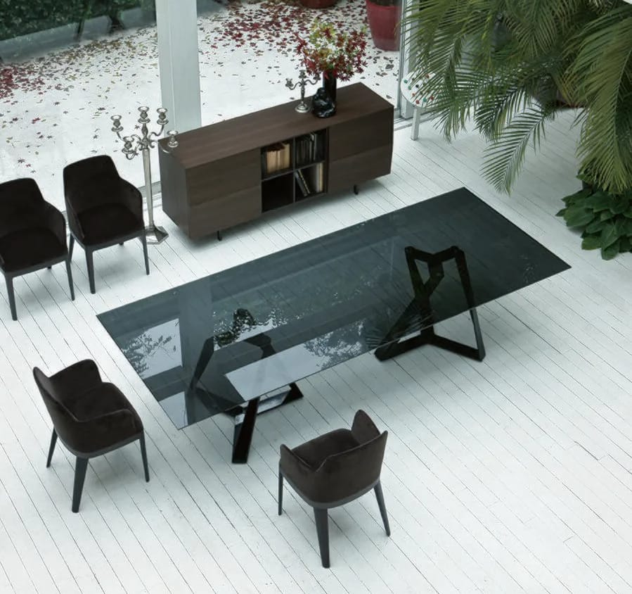 Обеденный стол из алюминия и SuperMarmo Bontempi Casa Millennium ARCH-00093325 - Вид №6