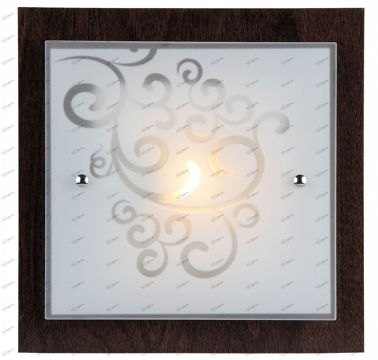 Светильник потолочный со стеклянным плафоном коричневый Constanta FR4811-CL-01-BR FREYA MODERN 00-3957029 Коричневый