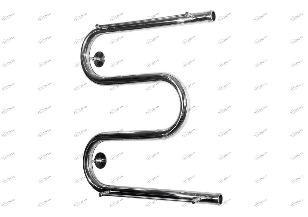 Полотенцесушитель водяной Aquanet М Серия-3/4" 600x500, с 2 полками 00234348