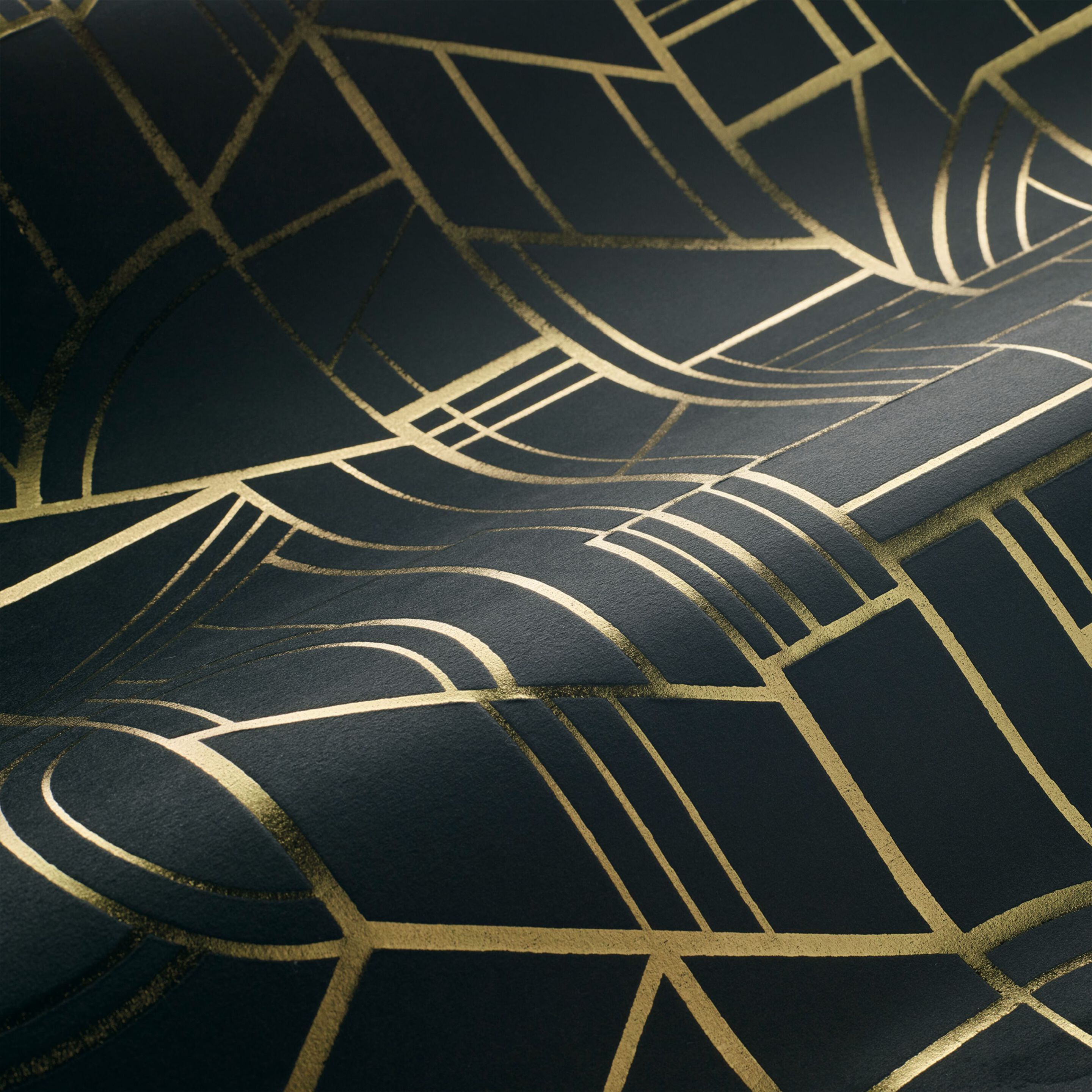 Полиэфирная настенная ткань с графическим рисунком Casamance Mellow ARCH-00138944 - Вид №7