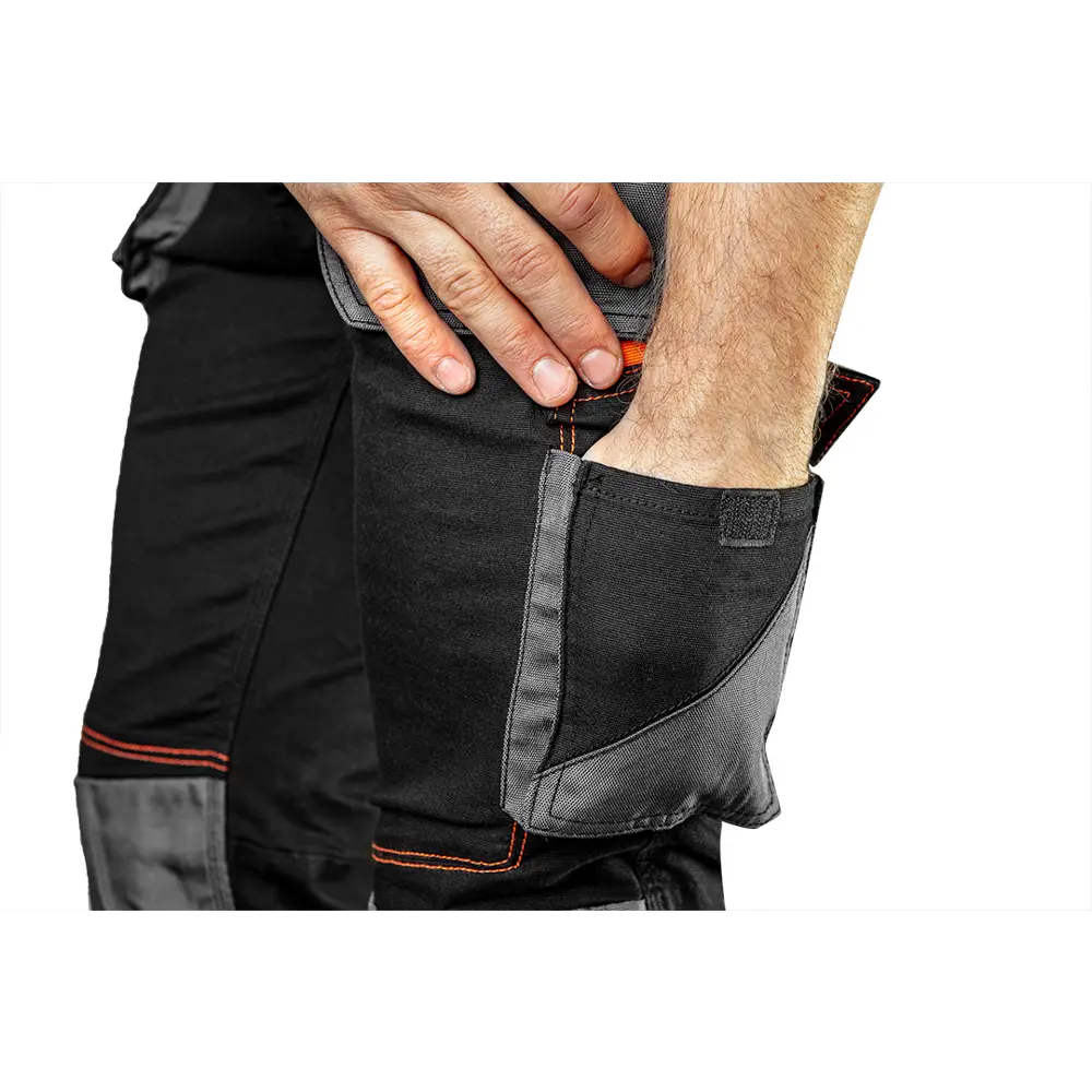 Брюки рабочие Neo Tools HD Slim черные/серые размер XS рост 172-175 STLM-2120724 - Вид №8