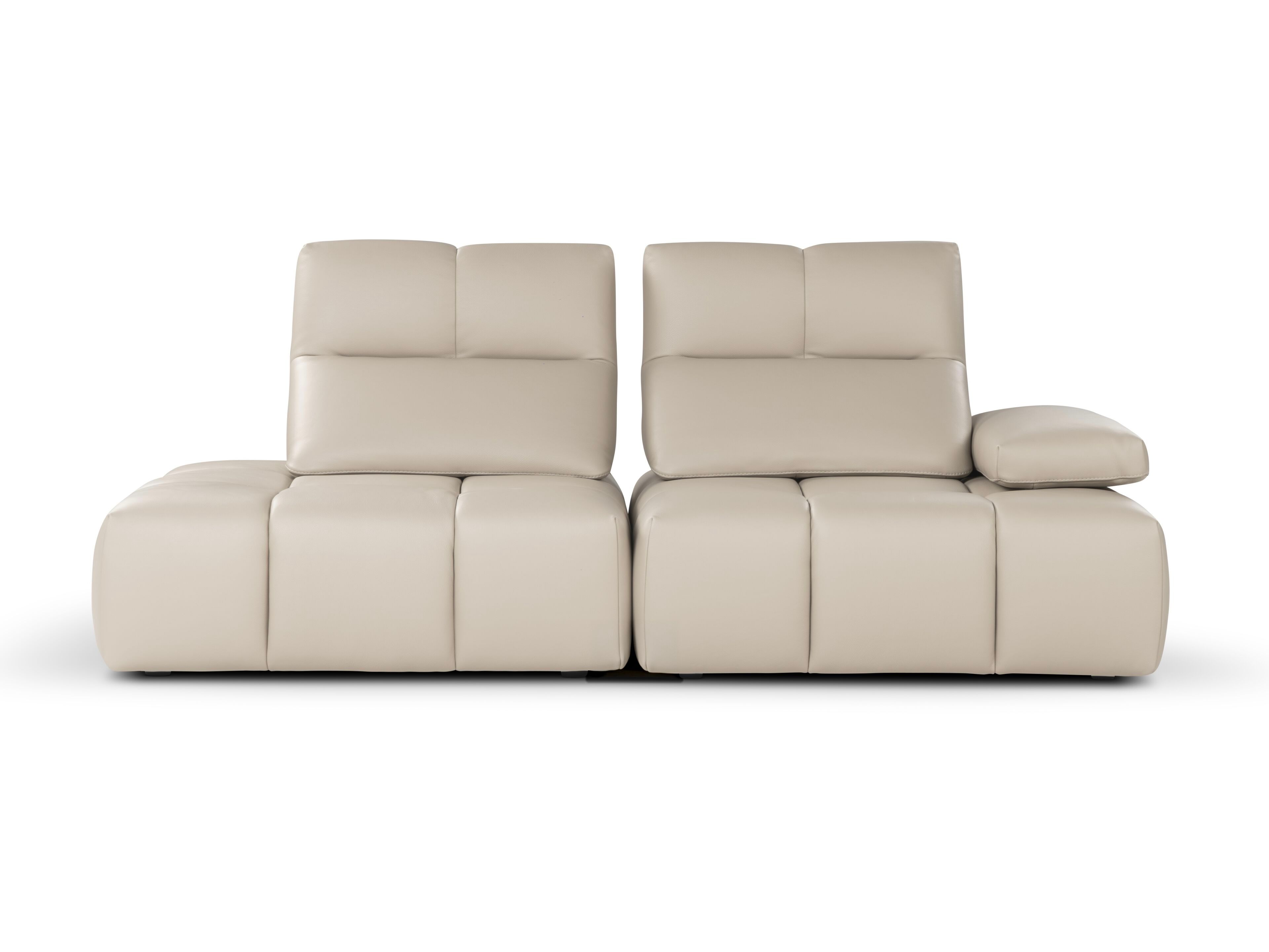 3-местный кожаный модульный диван Calia Italia Modular ARCH-00147793