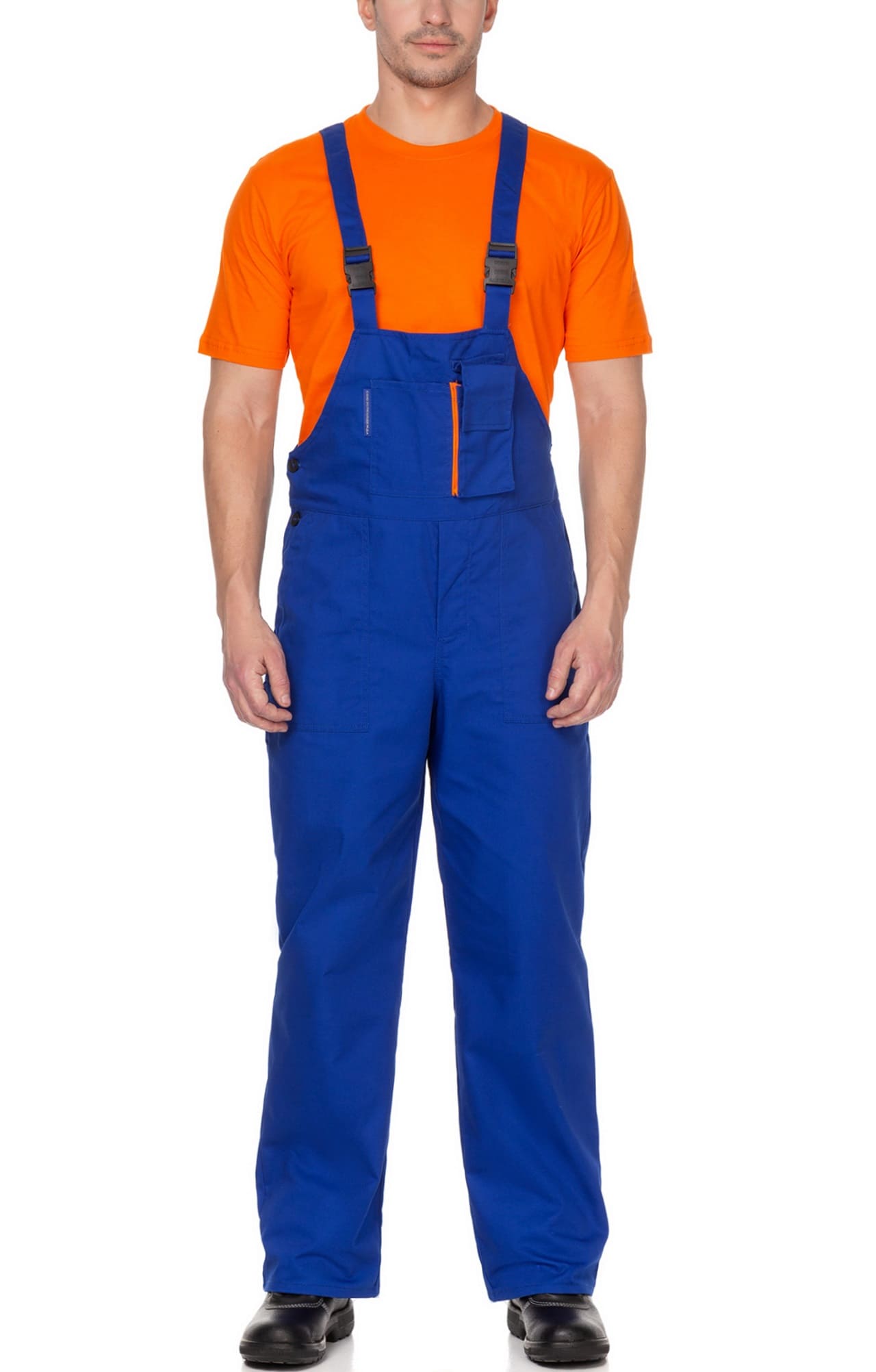 65613 Полукомбинезон "Эксперт-2" василек  Летняя спецодежда  размер 44-46/158-164  - Вид №3