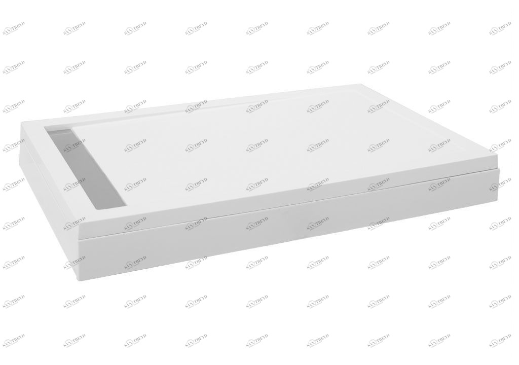 Душевой поддон Aquanet Stone Lite GB1280S 120x80 (с ножками и панелью) GB1280SEBAB1280SSYD06