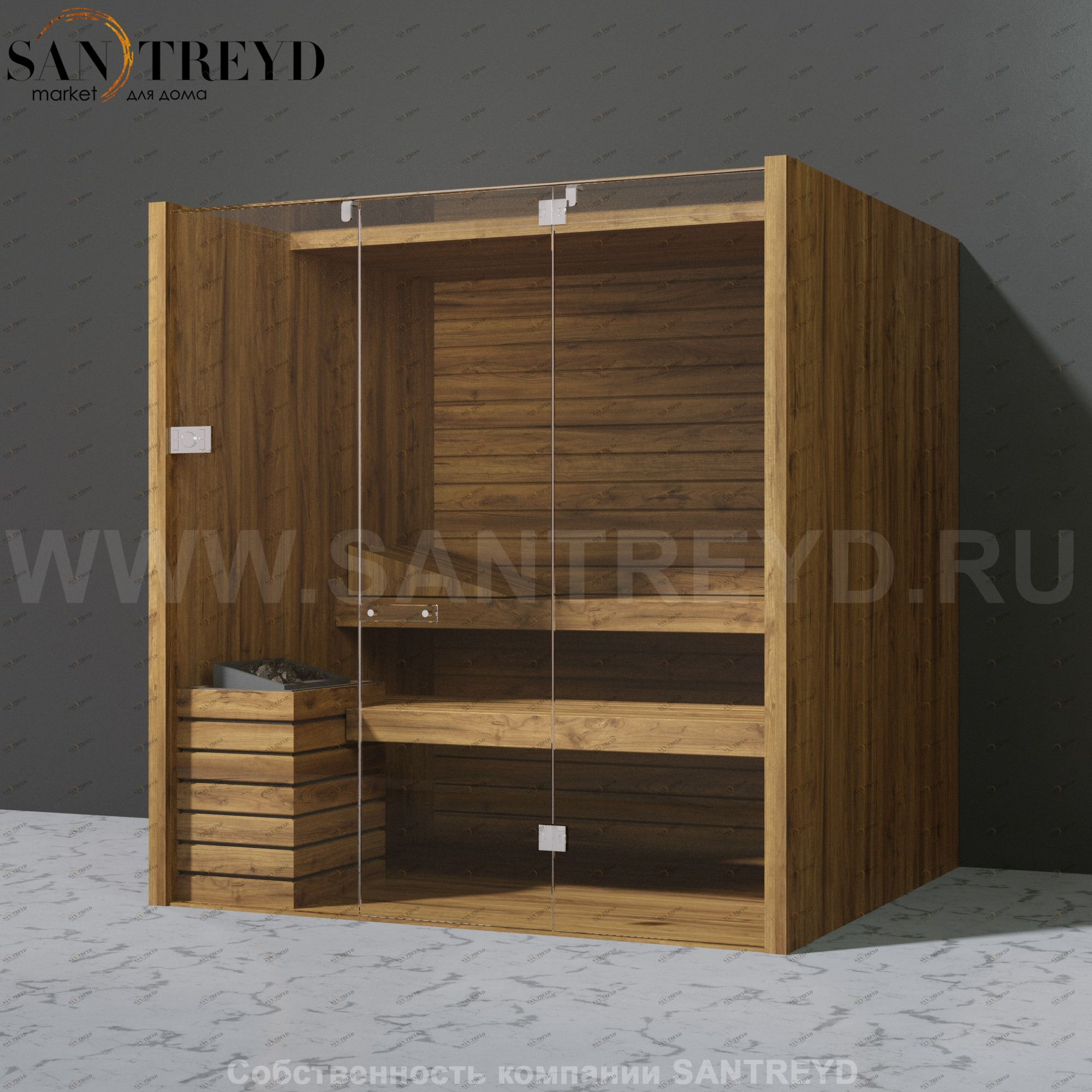 Effegibi SKY 80 SA55210013 Сауна. Мощность: 8 кВт макс. Размеры: длина 200 см, ширина 180 см. Отделка: осина термообработанная.