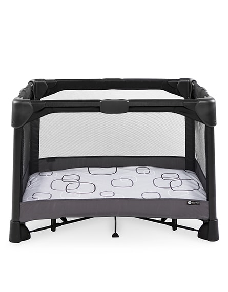 Наматрасник детский для нижнего уровня манежа серый плюш Breeze 4MOMS  322284 Серый Santreyd  - Вид №2