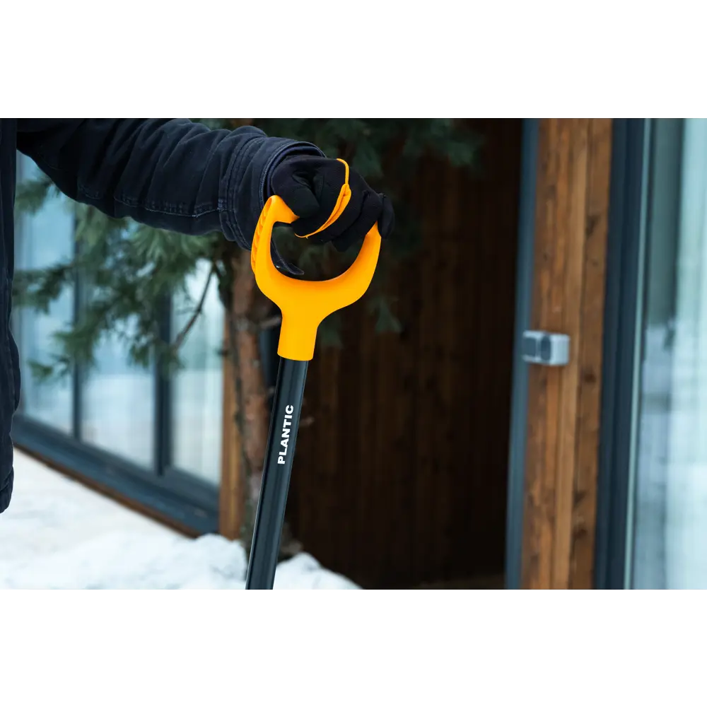 Лопата для уборки снега Plantic Snow 12003-01 35.5x133 см с деревянным черенком STLM-2117331 - Вид №9
