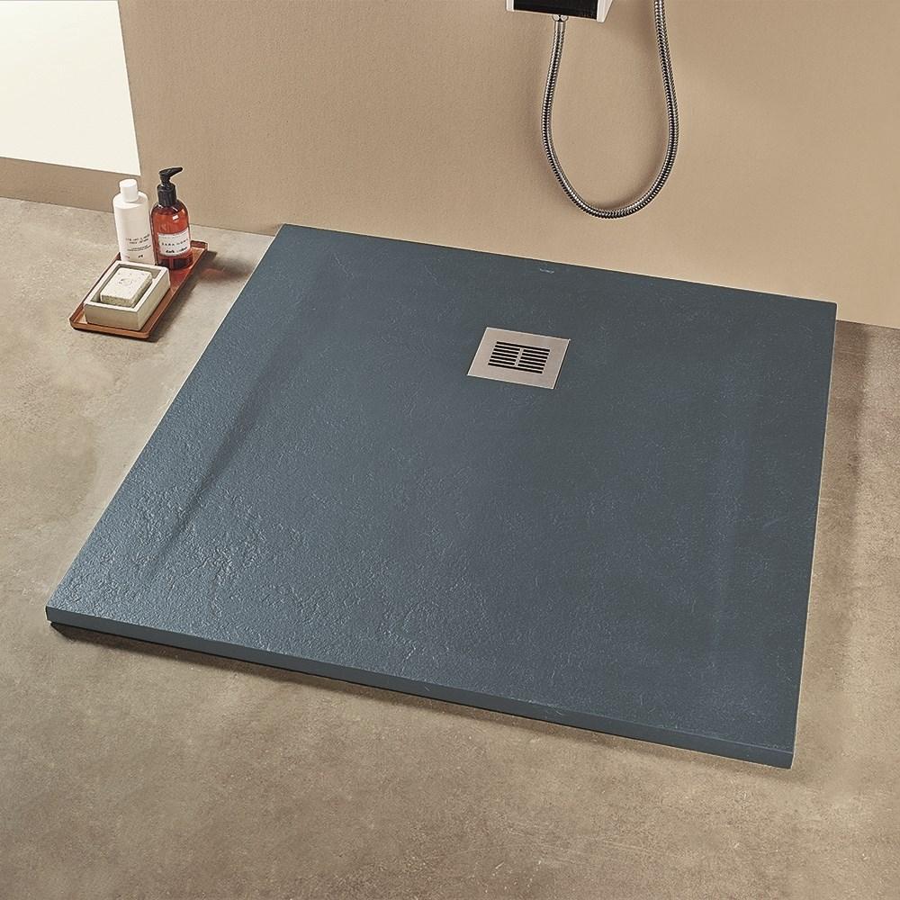 Поддон для душа Sanitana ROCKS 900х900 антрацит SP301384384100590 - Вид №1