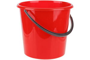 18879192 Пластиковое пищевое ведро мерная шкала, красное, 5 л 299877 OfficeClean
