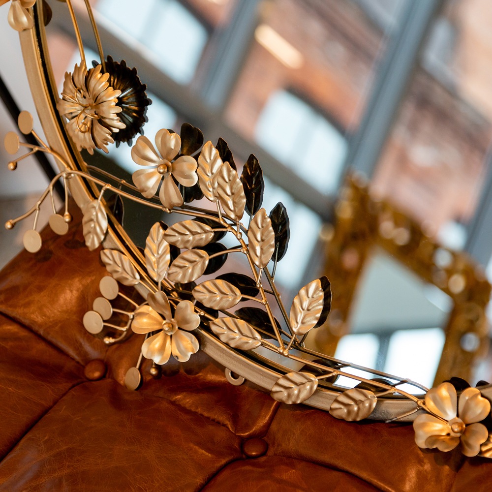 19091223 Настенное зеркало «Гарленд Голд» Object Desire  - Вид №2