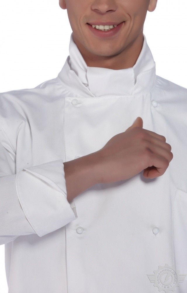 66026 Куртка поварская "Люкс" двубортная  Повар  размер 56-58/182-188 Спецодежда  - Вид №6