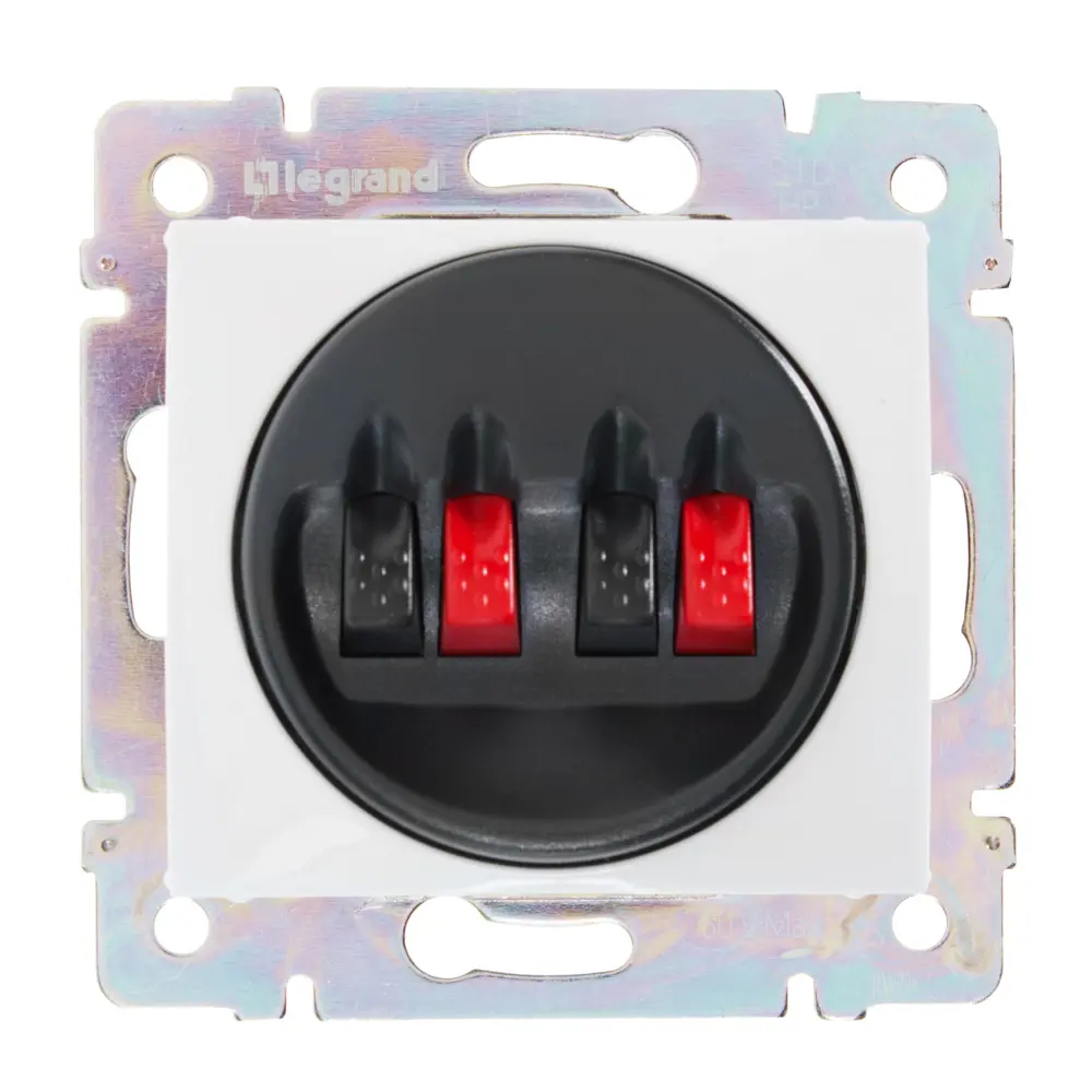 Аудиорозетка Legrand Valena Classic для скрытого подключения колонок 12505946 STLM-1108359