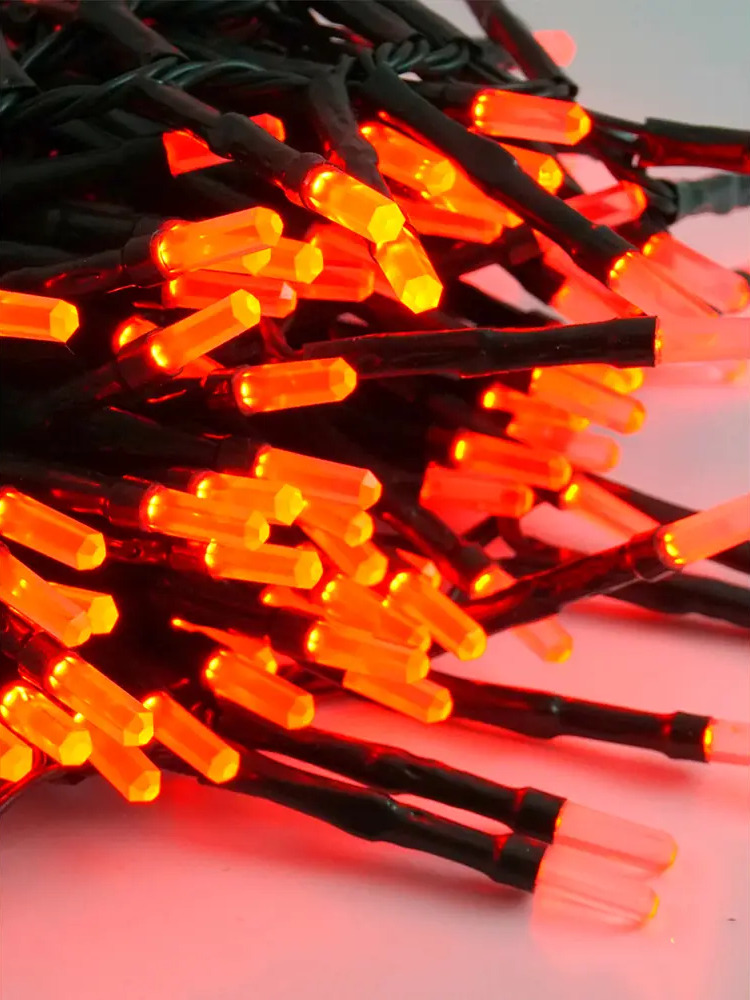 90191976 Электрогирлянда Магия Праздника Внутренний/наружный 200см 200LED Красный STLM-0957443