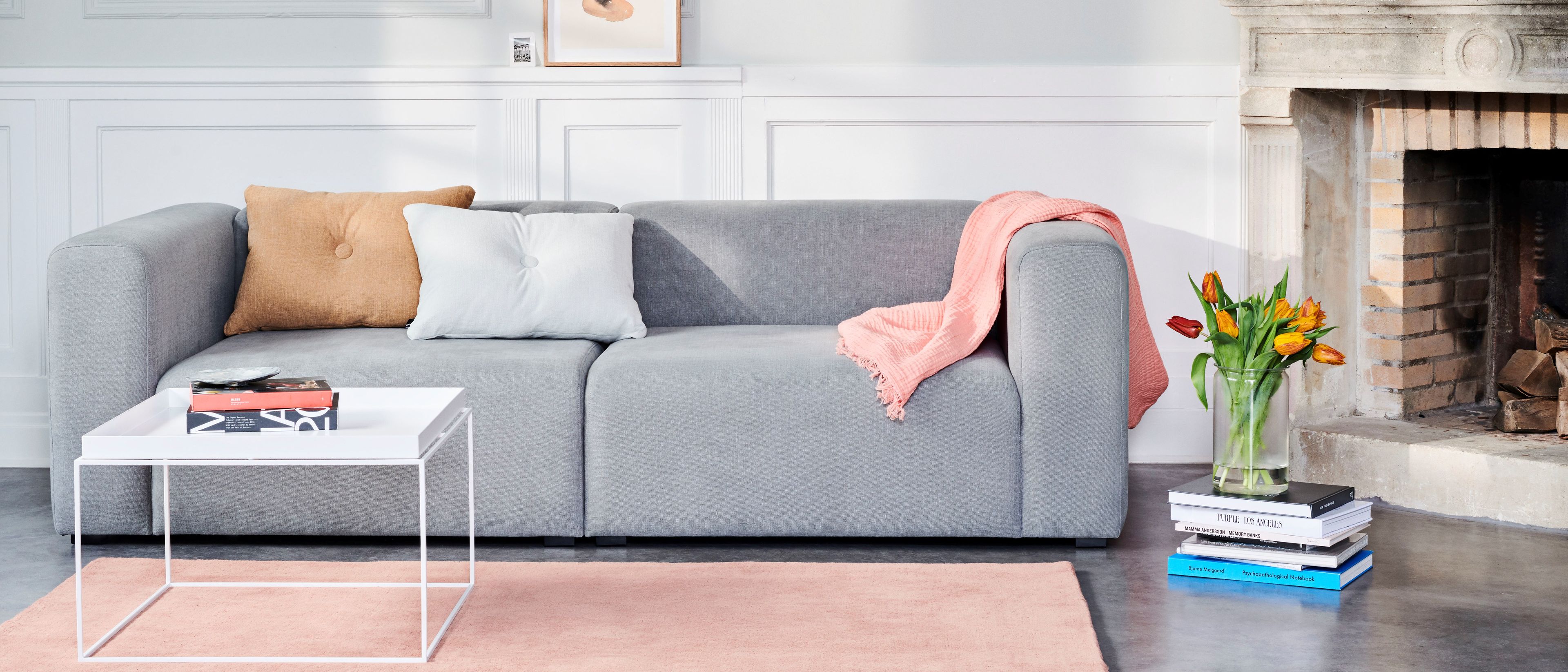 Стальной прямоугольный журнальный столик с подносом Hay Tray Table ARCH-00130088 - Вид №8