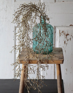 1706 331 a3 Вешалка для кактусов из искусственной омелы с глиттером, 93 см, золото H-andreas