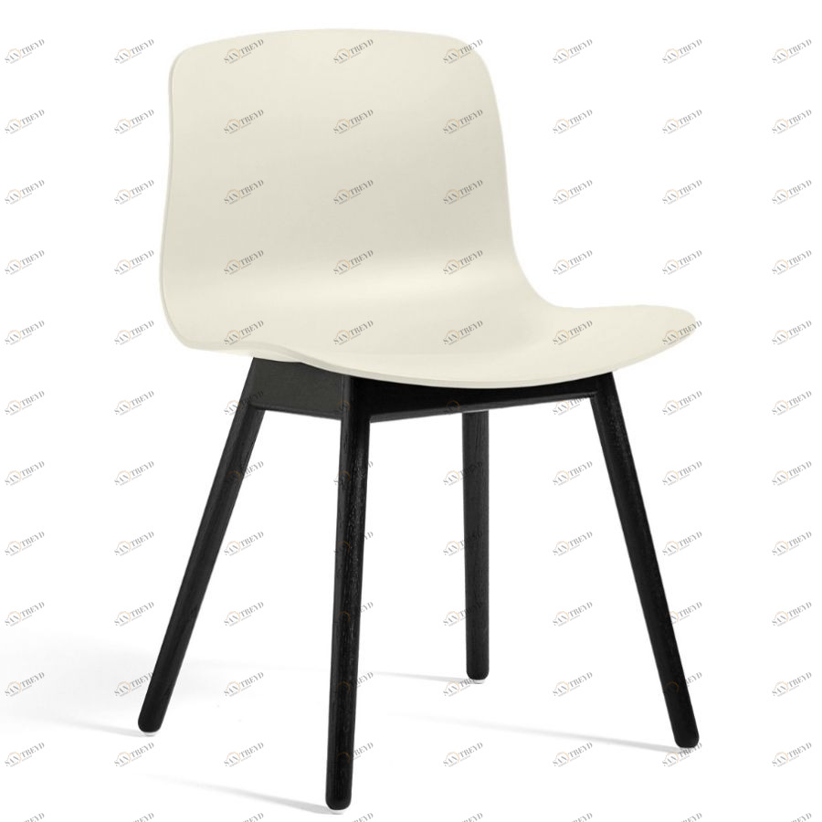 Стул AAC12, кремовый с черными ножками Hay 932083